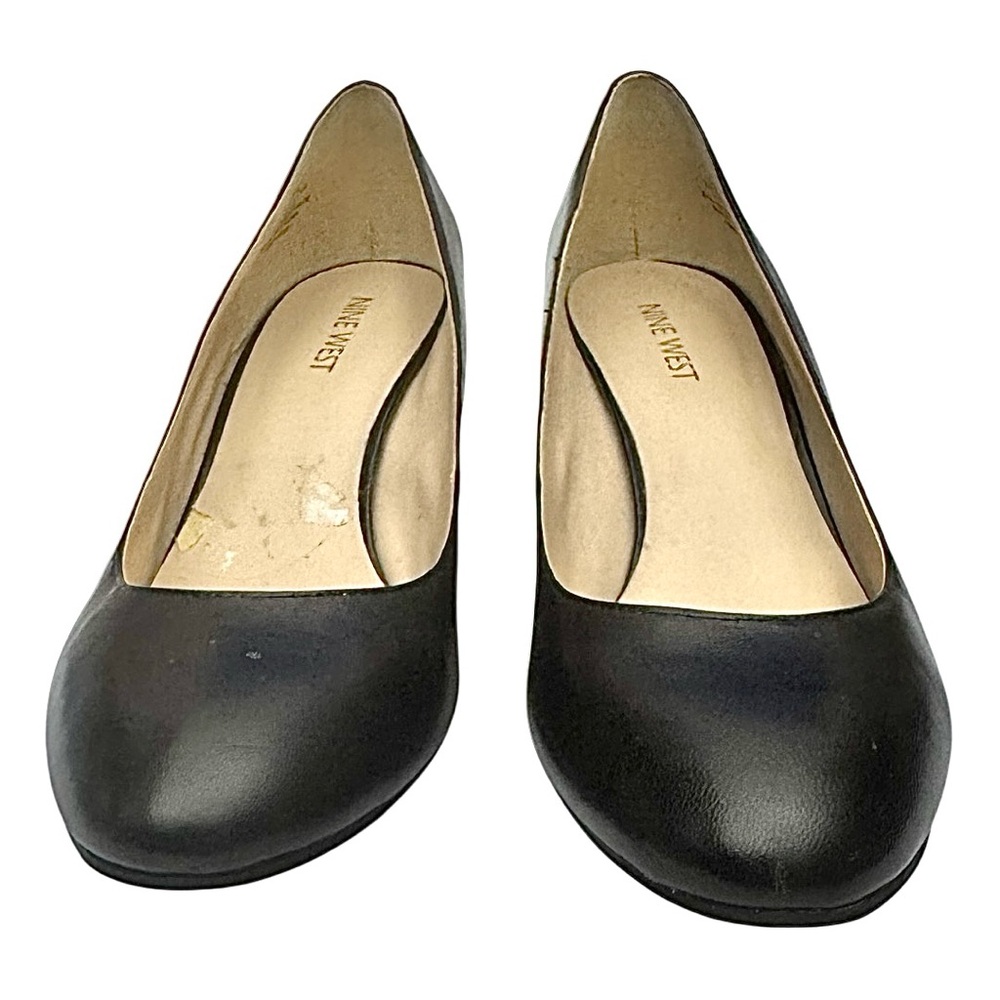 Nine West Black Wedge Pumps Size 8M New With Minor Interior Defect - Picture 5 of 9